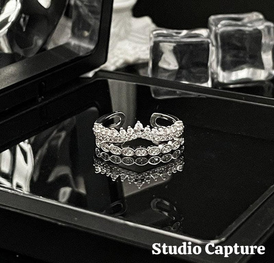 Crown zirconia ring