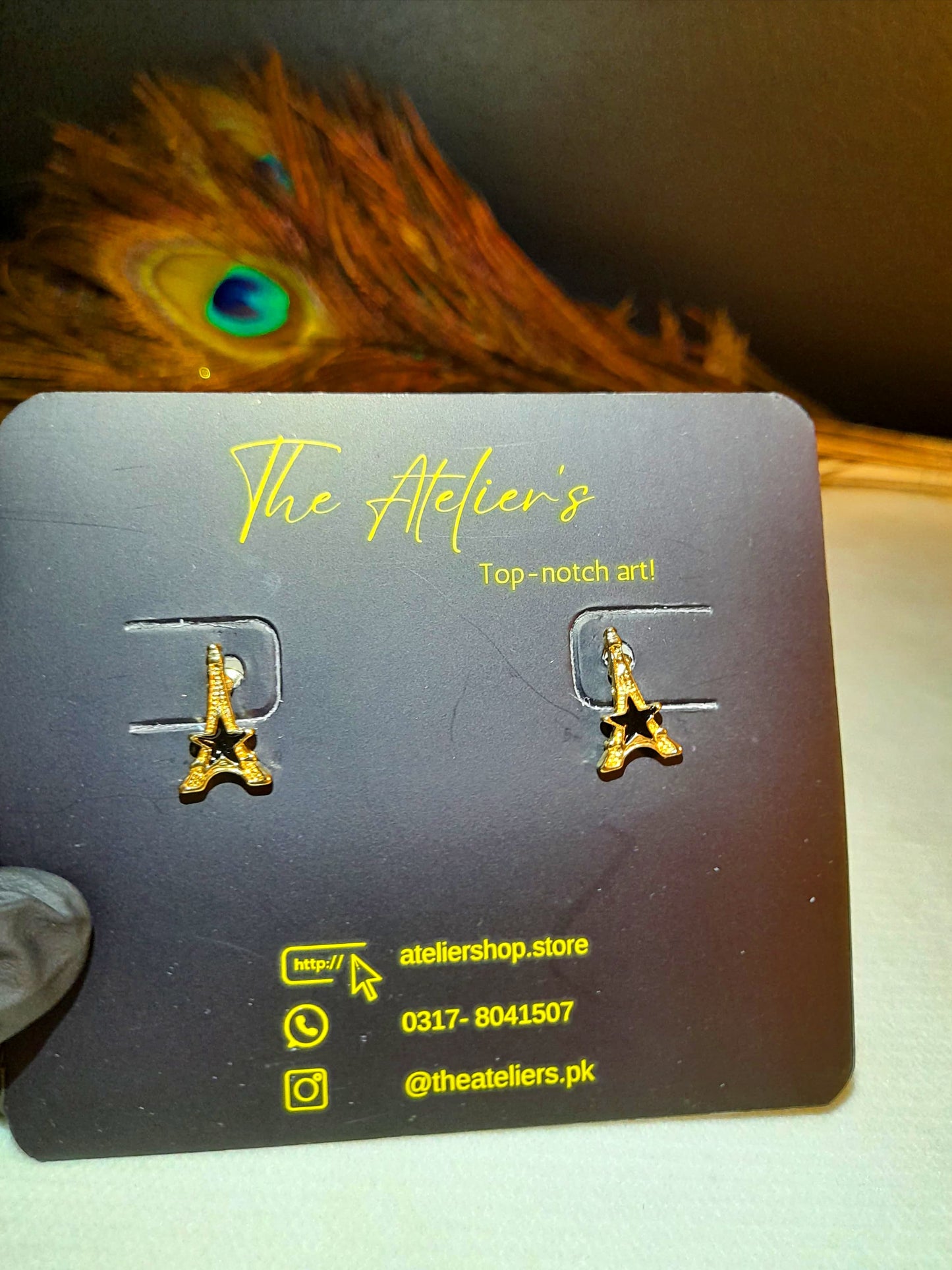 Eiffel tower studs